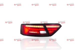 Lampy tylne do AUDI A5 (8T) Sportback 2011-2017 po liftingu (czerwone / przyciemniane) FULL LED