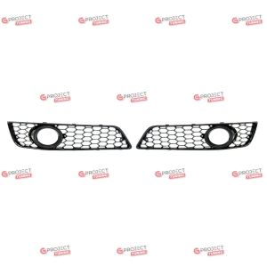 Ramki do halogenów do AUDI A3 (8P) Hatchback 2009-2012 przed liftingiem (czarny połysk)