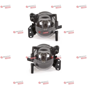 Światła przeciwmgielne do BMW 5 (E60) Sedan 2001 - 2010 (przezroczyste / chromowane) HB4/Halogen