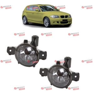Światła przeciwmgielne do BMW 1 (E82) Coupe 2007 - 2013 (czarne / przezroczyste) H11/Halogen
