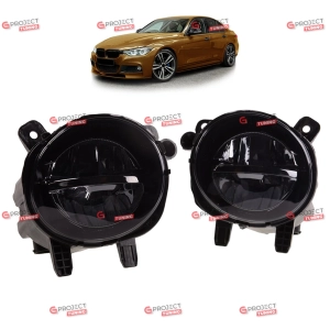 Światła przeciwmgielne do BMW 4 (F32, F82) Coupe 2015-2018 (czarne / przezroczyste) LED