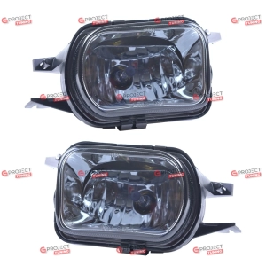 Światła przeciwmgielne do MERCEDES C-Class (W203) Sedan 2000 - 2007 (czarne / przezroczyste) HB4/Halogen