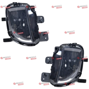 Światła przeciwmgielne do VW GOLF VI 2008 - 2014 (czarne / przezroczyste) H8/Halogen
