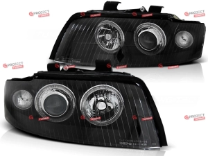 Reflektory Xenon Angel Eyes do AUDI A4 B6 (8E) Sedan 2000 - 2005