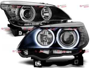 Reflektory Angel Eyes do BMW 5 (E61) Touring 2004 - 2010