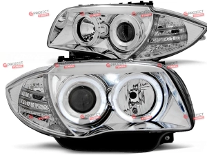 Reflektory Angel Eyes do BMW 1 (E81) Hatchback 2006 - 2012