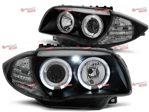 Reflektory Angel Eyes do BMW 1 (E87) Hatchback 2004 - 2011