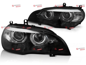 Reflektory Xenon Angel Eyes do BMW X5 (E70) 2006 - 2013
