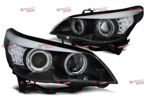 Reflektory Xenon Angel Eyes do BMW 5 (E61) Touring 2004 - 2010