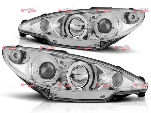 Reflektory Angel Eyes do PEUGEOT 206 Hatchback (2A/C) 1998 - 2012