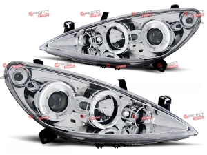 Reflektory Angel Eyes do PEUGEOT 307 (3A/C) 2000 - 2012
