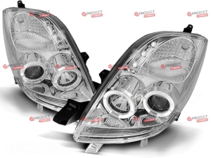 Reflektory Angel Eyes do TOYOTA YARIS (P9) 2005 - 2014