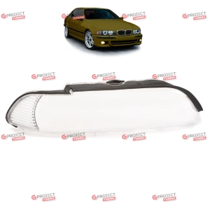 Klosz reflektora prawy do BMW 5 (E39) Sedan 2000-2003 po liftingu (przezroczysty)