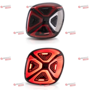 Lampy tylne do SMART (453) FORTWO Coupe 2015-2019 (czerwone) LED