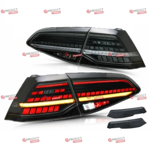 Lampy tylne do VW GOLF VII 2012-2020 (przyciemniane) LED w stylu R20