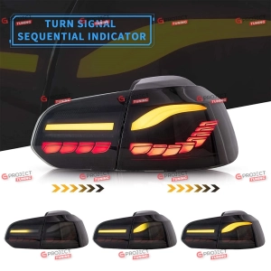 Lampy tylne do VW GOLF VI 2008-2013 (przyciemniane) OLED