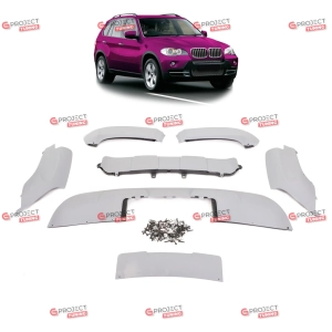 Bodykit zestaw dokładek zderzaka do BMW X5 (E70) 2007 - 2010 przed liftingiem w stylu aerodynamicznym