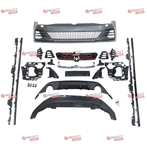 Bodykit zestaw zderzaków do VW GOLF VII 2013 - 2017 przed liftingiem w stylu GTI
