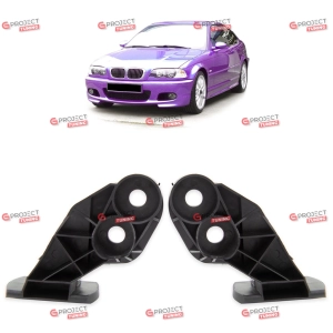 Mocowania zderzaka przedniego ślizgi do BMW 3 (E46) Kabriolet 1999 - 2006 w stylu M pakiet