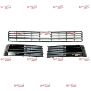 Zestaw atrap zderzaka przedniego (czarny połysk) do VW TRANSPORTER T6 Platform/Chassis 2015 - 2020