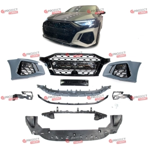 Zderzak przedni z grillem do AUDI A3 (8Y) Sedan 2021 - w stylu RS3