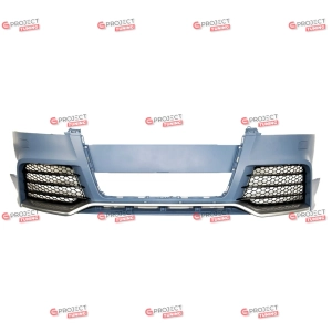 Zderzak przedni z dokładką (czarny połysk) do AUDI TT (8J) Roadster 2007 - 2014 w stylu TTRS