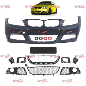 Zderzak przedni ze światłami przeciwmgielnymi do BMW 3 (E90) Sedan 2008 - 2011 po liftingu w stylu M pakiet