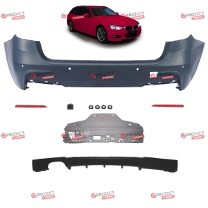 Zderzak tylny z dyfuzorem do BMW 3 (F31) Touring 2011 - 2018 w stylu M pakiet