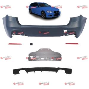 Zderzak tylny z dyfuzorem do BMW 3 (F31) Touring 2011 - 2018 w stylu M pakiet