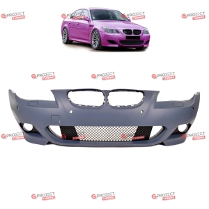 Zderzak przedni ze światłami przeciwmgielnymi do BMW 5 (E60) Sedan 2007 - 2010 po liftingu w stylu M pakiet