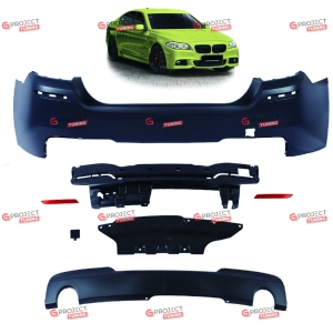 Zderzak tylny z dyfuzorem do BMW 5 (F10) Sedan 2010 - 2017 w stylu M pakiet