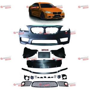 Zderzak przedni ze światłami przeciwmgielnymi do BMW 5 (F10) Sedan 2010 - 2013 przed liftingiem w stylu M5