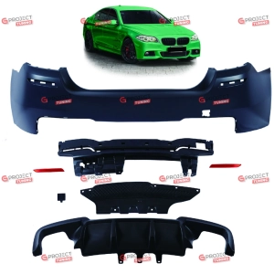 Zderzak tylny z dyfuzorem do BMW 5 (F10) Sedan 2010 - 2017 w stylu M5