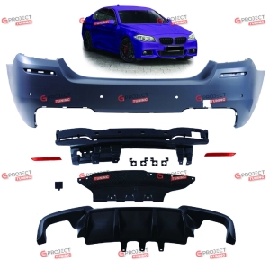 Zderzak tylny z dyfuzorem do BMW 5 (F10) Sedan 2010 - 2017 w stylu M5