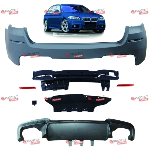Zderzak tylny z dyfuzorem do BMW 5 (F11) Touring 2010 - 2017 w stylu M5