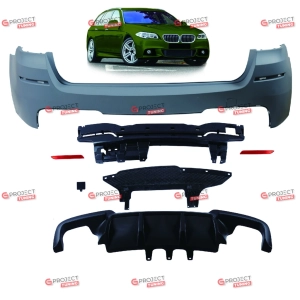 Zderzak tylny z dyfuzorem do BMW 5 (F11) Touring 2010 - 2017 w stylu M5