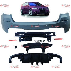 Zderzak tylny z dyfuzorem do BMW 5 (F11) Touring 2010 - 2017 w stylu M5