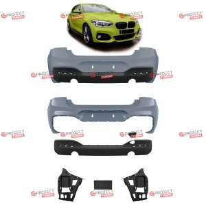 Zderzak tylny z dyfuzorem do BMW 1 (F21) Hatchback 2015 - 2019 po liftingu w stylu M pakiet