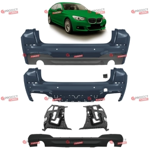 Zderzak tylny z dyfuzorem do BMW 5 (F07) Gran Turismo 2013 - 2017 po liftingu w stylu M pakiet