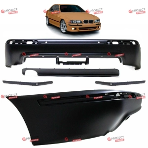 Zderzak tylny z dyfuzorem do BMW 5 (E39) Sedan 1996 - 2003 w stylu M pakiet