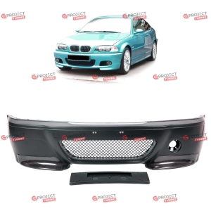 Zderzak przedni ze splitterem do BMW 3 (E46) Kabriolet 1999 - 2006 w stylu M3 CSL