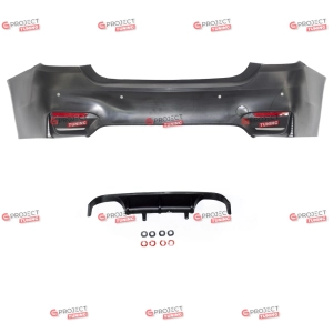 Zderzak tylny do BMW 4 (F33, F83) Kabriolet 2013 - 2017 w stylu M4