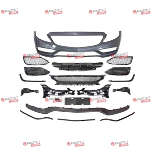 Zderzak przedni do MERCEDES C-Class (W205) Sedan 2015 - 2019 przed liftingiem w stylu AMG C63