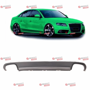 Dyfuzor tylny z końcówkami wydechu do AUDI A4 B8 (8K) Avant 2008 - 2011 przed liftingiem w stylu S4