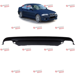 Dyfuzor tylny do BMW 3 (E46) Coupe 1998 - 2006  (czarny mat)
