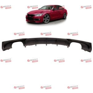 Dyfuzor tylny do BMW 3 (F31) Touring 2012 - 2019  (czarny mat)