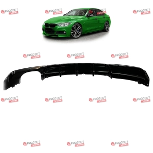 Dyfuzor tylny do BMW 3 (F31) Touring 2012 - 2019  (czarny połysk) w stylu Performance