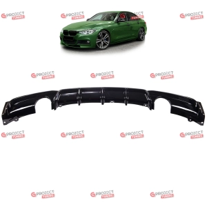 Dyfuzor tylny do BMW 3 (F31) Touring 2012 - 2019  (czarny połysk)