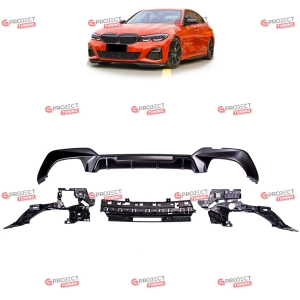 Dyfuzor tylny do BMW 3 (G21, G81) Touring 2019 -   (czarny mat) w stylu Competition