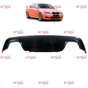 Dyfuzor tylny Carbon do BMW 5 (E61) Touring 2004 - 2010 w stylu Performance